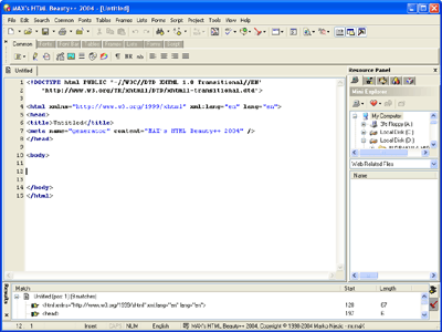 MAX's HTML Beauty++ 2004 Screenshot